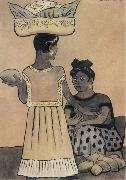 Diego Rivera Two Woman oil painting on canvas